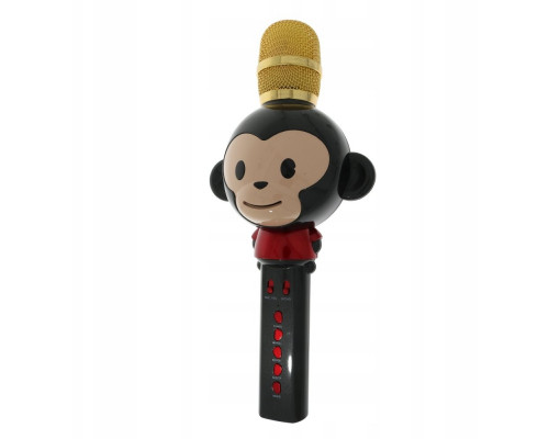 Maxlife Animal MX-100 Bluetooth Microphone Karaoke With Build In Speaker / 5W / Voice Modulator / Black