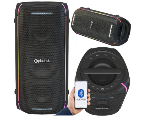 PLATINET SPEAKER PARTY 70W WITH MICROPHONE LED [46251]