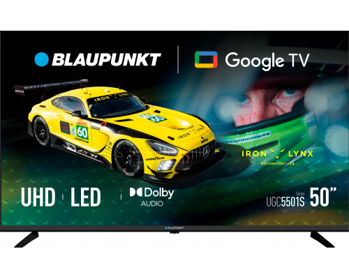 Blaupunkt telewizor Smart TV Google TV UHD 50" czarny  50UGC5501S