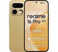 realme 16 Pro 17,3 cm (6.8") Dual SIM 5G 8 GB 256 GB 6500 mAh Złoto