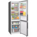 Midea Refrigerator | MDRB548MME46 | Energy efficiency class E | Free standing | Combi | Height 186 cm | No Frost system | Fridge net capacity 271 L | Freezer net capacity 130 L | 35 dB | Grey