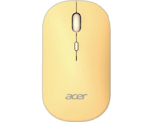 Acer Acer Mouse wireless dual mode 2.4GHz and BT5.2, 4 buttons, AMR130, Yellow