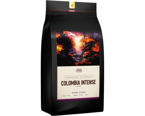 West Caffee Colombia Intense 1kg Strong Espresso Blend świeżo wypalona