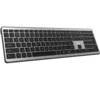 C-Tech C-TECH Quallis KB-118 Dual mode, bezprzewodowa, BT5.0 + 2,4GHz, przycisk nożycowy, USB nano receiver, CZ/SK