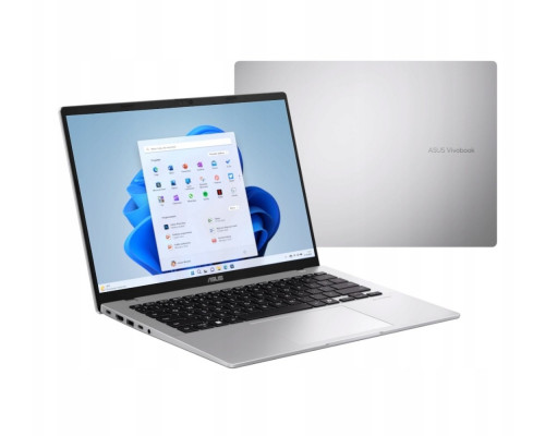 Laptop Asus ASUS Vivobook 14 M1407GA-LY012W Ryzen AI 7 445 14.0 WUXGA IPS-level 60Hz 300nits AG 16GB DDR5 SSD512 Cam1080 42WHrs Win11 Cool Silver