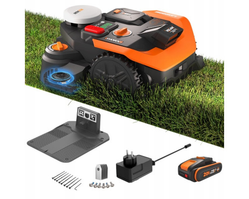Worx Landroid Vision Cloud 650m2, stereo camera, RTK WR365E