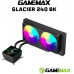 GameMax Gamemax CPU Liquid Cooler | GLACIER 240 LCD BK | Black | Intel, AMD