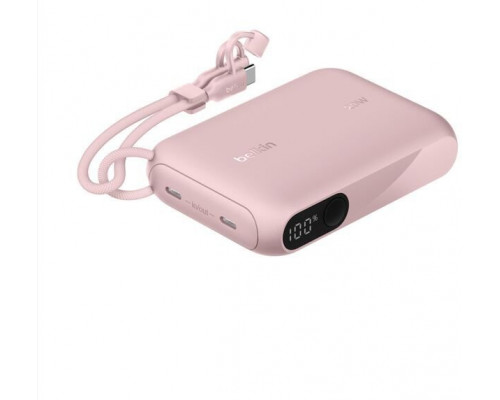 Belkin ar displeju 20W 10.000mAh USB-C różowy BPB027hqPK