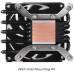 Chieftec Chieftec Low Profile CPU Cooler 45mm, 5pipe, Black