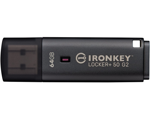 Pendrive Kingston Kingston Technology IronKey 64GB Locker Plus 50 G2, FIPS 197, AES-256