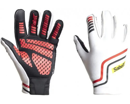 Sabelt G33 Rękawice Sim - Rowith miar XL, white