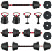 vidaXL vidaXL Zestaw hantli 4 w 1 40kg Black i red