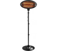 Emerio Emerio PH-121951, Quartz electric space heater, IP34, Indoor, Floor, Black, 2000 W