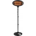 Emerio Emerio PH-121951, Quartz electric space heater, IP34, Indoor, Floor, Black, 2000 W