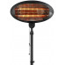 Emerio Emerio PH-121951, Quartz electric space heater, IP34, Indoor, Floor, Black, 2000 W