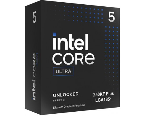 Intel Core Ultra 5 250KF Plus, 4.2 GHz, 30 MB, BOX (BX80768250KF S A4V3)
