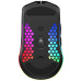 Tracer GameZone Intense RGB Honeycomb RF (2.4G BT) 12000 dpi Optyczna Czarna (TRAMYS47844)
