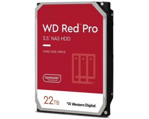 WD No name Western Digital Red Pro dysk twardy 22 TB 7200 RPM 512 MB 3.5 SATA III