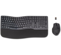 HP 680 Comfort Dual-Mode Keyboard and Mouse Combo klawiatura Dołączona myszka Dom RF Wireless + Bluetooth AZERTY Belgijski czarny