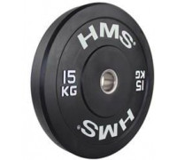 HMS Plate Olympic BBR15 Bumper 15 kg black (17-61-017)