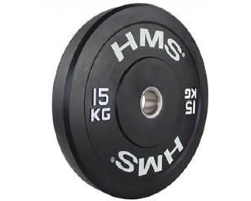 HMS Plate Olympic BBR15 Bumper 15 kg black (17-61-017)