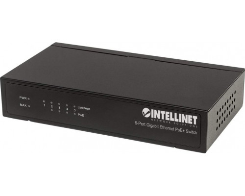Switch Intellinet Network Solutions Gigabit 5 portów RJ45 POE+, desktop (561228)