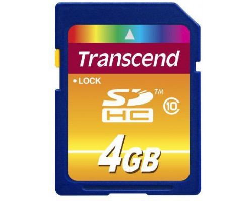SD  Transcend 200x SDHC 4 GB Class 10  (TS4GSDHC10)