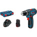 Bosch GSR 10,8-2-LI 12 V 2 x akumulator 2 Ah (0601868109)