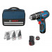 Bosch GSB 12V-15 12 V 2 x Battery 2 Ah