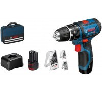 Bosch GSB 12V-15 12 V 2 x Battery 2 Ah