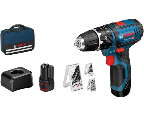 Bosch GSB 12V-15 12 V 2 x Battery 2 Ah