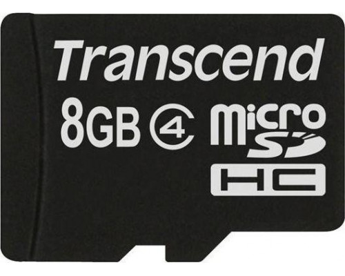 SD  Transcend MicroSDHC 8 GB Class 4  (TS8GUSDC4)