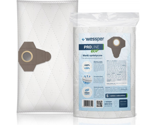 Wessper bags do Parkside PNTS 1300 1400 1500, Einhell BVC 1815S - synthetic 5 pcs.