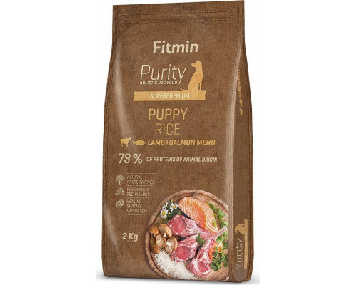 Fitmin  Dog Purity Rice Puppy Lamb & Salmon 2 kg