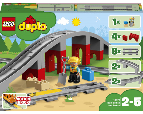 LEGO Duplo Tory Kolejowe i wiadukt (10872)