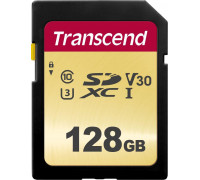 SD  Transcend 500S SDXC 128 GB Class 10 UHS-I/U3 V30 (TS128GSDC500S)