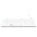 Gett GETT TKG-110-GCQ-MED-AM-IP68-BACKL-WHITE-USB - Keyboard - Backlit - USB - German - White