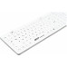 Gett GETT TKG-110-GCQ-MED-AM-IP68-BACKL-WHITE-USB - Keyboard - Backlit - USB - German - White