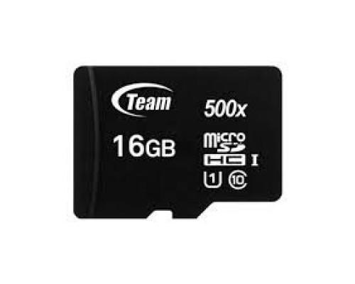 SD  TeamGroup 500x MicroSDHC 16 GB Class 10 UHS-I  (TUSDH16GCL10U03)