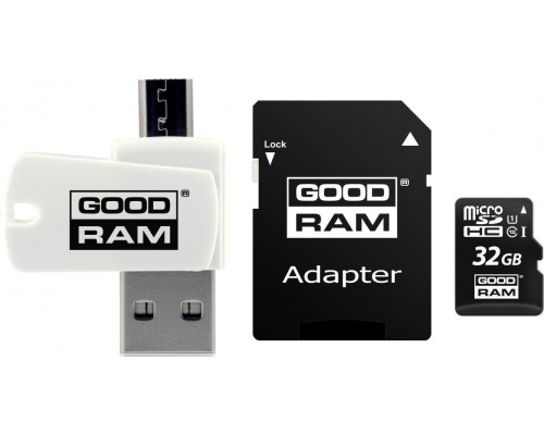 SD  GoodRam All in One MicroSDHC 16 GB Class 10 UHS-I/U1  (M1A4-0160R12)