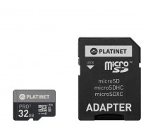 SD  Platinet Pro MicroSDHC 32 GB Class 10 UHS-III/U3 A1 V30 (PMMSD32UIII / 44003)
