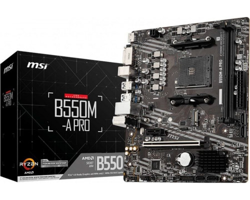 AMD B550 MSI B550M-A PRO