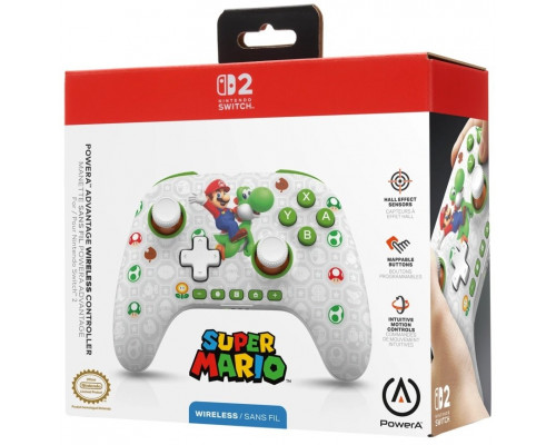 Pad PowerA PowerA SWITCH2 Pad bezprzewodowy Advantage - Mario i Yoshi