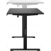 Gaming galds SENSE7 NOJO LIGHT Black 160 cm x 80 cm