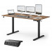 Gaming galds SENSE7 NOJO LIGHT Ciemnobrązowe 160 cm x 80 cm