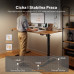 Gaming galds SENSE7 NOJO LIGHT Ciemnobrązowe 160 cm x 80 cm
