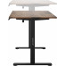 Gaming galds SENSE7 NOJO LIGHT Ciemnobrązowe 160 cm x 80 cm