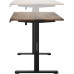 Gaming galds SENSE7 NOJO LIGHT Ciemnobrązowe 160 cm x 80 cm