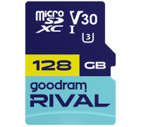 SD  GoodRam Rival MicroSDXC 128 GB Class 10 UHS-I/U3 V30 (GGSM3AA-1280R12)