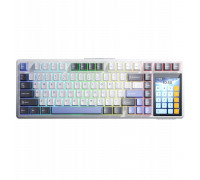 Aula AULA klawiatura gasket L99 Dark Gray+White+Blue Raindrop Switch RGB